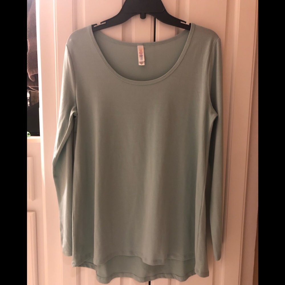 LuLaRoe Lynne seafoam green medium EUC